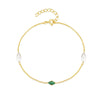 S925 Sterling Silver Pearl Women's Bracelet With Elegant Diamondencrusted Horse Eyes Design And Electroplating Process