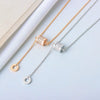 S925 Sterling Silver Pendant Necklace With Small Waist Design Electroplating Process