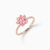 S925 Sterling Silver Puppy Dog Claw Animal Ring Women's Simple Fashion Geometric Electroplated
