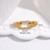 S925 Sterling Silver Rectangular Chain Long Leg Buckle Universal Coil Extension Buckle Zirconia Fashion Geometric Diy Necklace Bracelet