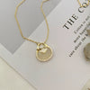 S925 Sterling Silver Retro Chalcedony Gourd Pendant Necklace For Women With Geometric Elegant Clavicle Chain