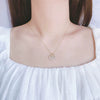 S925 Sterling Silver Retro Chalcedony Gourd Pendant Necklace For Women With Geometric Elegant Clavicle Chain