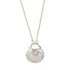 S925 Sterling Silver Retro Chalcedony Gourd Pendant Necklace For Women With Geometric Elegant Clavicle Chain