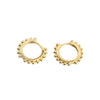 S925 Sterling Silver Round Hoop Earrings With Geometric Minimalist Style And Electroplating