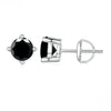 S925 Sterling Silver Round Moissanite Diamond Design Classic Women's Earrings