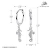 S925 Sterling Silver Seahorse Animal Style Earrings