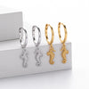 S925 Sterling Silver Seahorse Animal Style Earrings