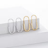 S925 Sterling Silver Simple Style Electroplated Pin Earrings For Women