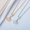 S925 Sterling Silver Small Skirt Pendant Necklace With Mixed Gem Inlay Electroplated Cross Chain Simple Clavicle Necklace For Women