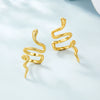 S925 Sterling Silver Snake Ear Clip Fashion Creative Unisex Ear Clip Without Ear Holes Electroplating Accessories
