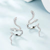 S925 Sterling Silver Snake Ear Clip Fashion Creative Unisex Ear Clip Without Ear Holes Electroplating Accessories
