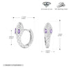 S925 Sterling Silver Snake Zircon Inlaid Women's Earrings With Animal Pattern