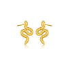 S925 Sterling Silver Snakeshaped Women's Earrings With Snake Head Design Platinum Or 18K Gold Electroplated