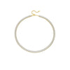 S925 Sterling Silver Spiral Necklace With Geometric Design Electroplated In Platinum Or 18K Gold For Women