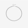 S925 Sterling Silver Spiral Necklace With Geometric Design Electroplated In Platinum Or 18K Gold For Women