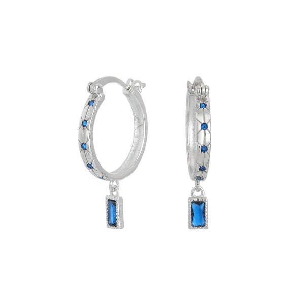 S925 Sterling Silver Square Ushape Geometric Light Luxury Women's Earrings
