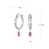 S925 Sterling Silver Square Ushape Geometric Light Luxury Women's Earrings