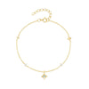 S925 Sterling Silver Stacked Bracelet With Four Mans Star Diamond Opal Pattern For Women Real Gold Plated Electroplated Design