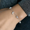 S925 Sterling Silver Star Moon Bracelet With Zircon Inlay For Women Fresh Sweet Light Luxury Elegant High End Design
