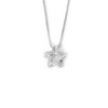S925 Sterling Silver Star Pendant Necklace With Mixed Gem Inlay Electroplated Full Diamond Look Box Chain Clavicle Necklace