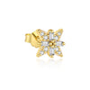 S925 Sterling Silver Star Tassel Chain Earrings For Women With Zircon Design