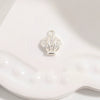 S925 Sterling Silver Starfish Pendant With Zirconia Fashion Animal Design For Diy Bracelet Or Necklace