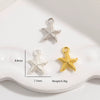 S925 Sterling Silver Starfish Pendant With Zirconia Fashion Animal Design For Diy Bracelet Or Necklace