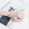 S925 Sterling Silver Swan Open Bracelet Fashion Electroplated Trendy Animal Jewelry For Women