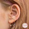 S925 Sterling Silver Tropical Fruit Geometric Fashion Creative Earrings