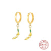 S925 Sterling Silver Tropical Fruit Geometric Fashion Creative Earrings