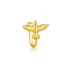 S925 Sterling Silver U Shape Punchfree Ear Clip Ear Buckle Earrings With Electroplated Platinum Or 18K Gold For Women