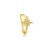 S925 Sterling Silver U Shape Punchfree Ear Clip Ear Buckle Earrings With Electroplated Platinum Or 18K Gold For Women