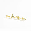 S925 Sterling Silver U Shape Punchfree Ear Clip Ear Buckle Earrings With Electroplated Platinum Or 18K Gold For Women