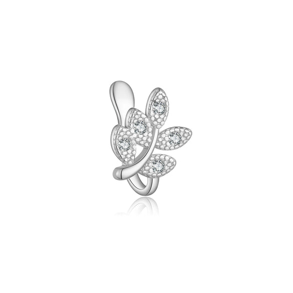 S925 Sterling Silver U Shape Punchfree Ear Clip Ear Buckle Earrings With Electroplated Platinum Or 18K Gold For Women