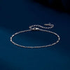 S925 Sterling Silver Ushape Car Flower Mother Chain Electroplated Women's Bracelet