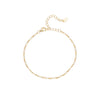 S925 Sterling Silver Ushape Car Flower Mother Chain Electroplated Women's Bracelet
