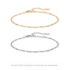 S925 Sterling Silver Ushape Car Flower Mother Chain Electroplated Women's Bracelet