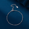 S925 Sterling Silver Ushape Electroplated Allmatch Temperament Bracelet