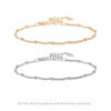 S925 Sterling Silver Ushape Electroplated Allmatch Temperament Bracelet