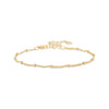 S925 Sterling Silver Ushape Electroplated Allmatch Temperament Bracelet