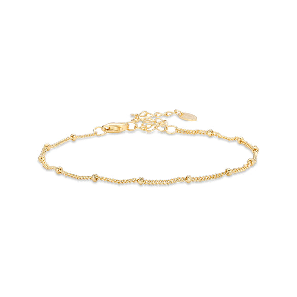 S925 Sterling Silver Ushape Electroplated Allmatch Temperament Bracelet