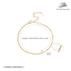S925 Sterling Silver Ushape Electroplated Allmatch Temperament Bracelet