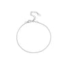 S925 Sterling Silver Ushape Electroplated Women's Square Zirconium Allmatch Bracelet
