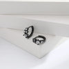 S925 Sterling Silver Ushape Geometric Light Luxury Electroplated Women's Earrings