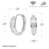 S925 Sterling Silver Ushaped Electroplated Light Luxury Style Women's Earrings