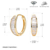 S925 Sterling Silver Ushaped Electroplated Light Luxury Style Women's Earrings