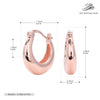 S925 Sterling Silver Ushaped Electroplated Women's Minimalist Fashion Earrings