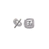 S925 Sterling Silver Vintage Letter Earrings Fashion Text Design Niche Statement Earrings For Women