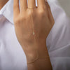 S925 Sterling Silver Water Drop Zircon Women's Minimalist Bracelet