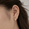 S925 Sterling Silver Women's Earrings Beanshaped Pearshaped Drop Shape Electroplating Design